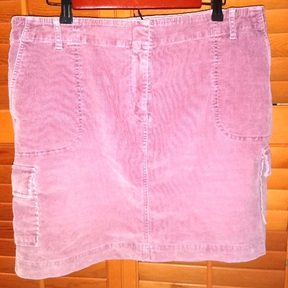 J Jill cargo corduroy skirt